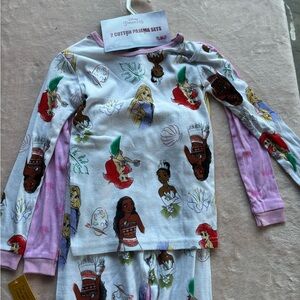 Disney Kids Pajama 2 Set - White and Pink